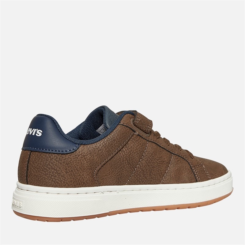 Levi's Børn Piper Sneakers Mørkebrun Navy 2241 - Billede 5