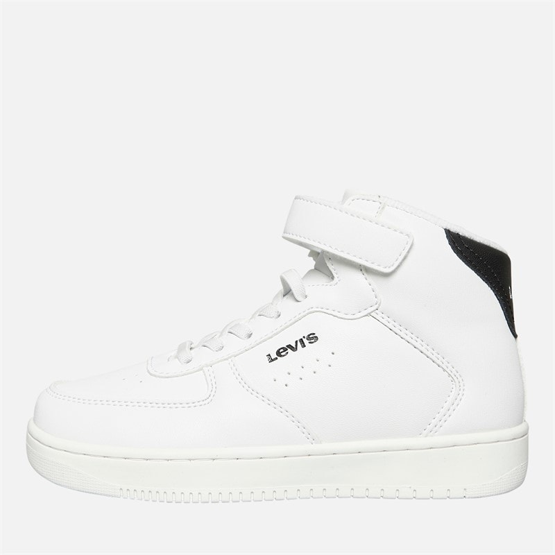 Levi's Børne New Union Hi Top Sneakers Hvid Sort 0062