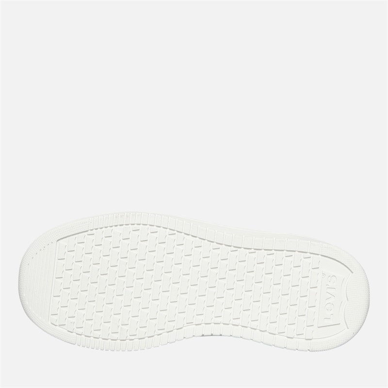 Levi's Børne New Union Hi Top Sneakers Hvid Sort 0062 - Billede 2