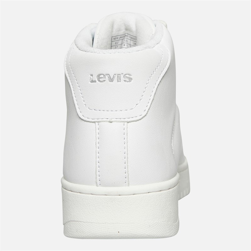 Levi's Junior New Union Hi Top Sneakers Hvid 0061 - Billede 3