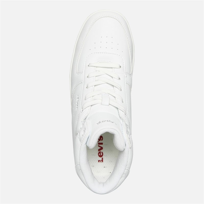 Levi's Junior New Union Hi Top Sneakers Hvid 0061 - Billede 4