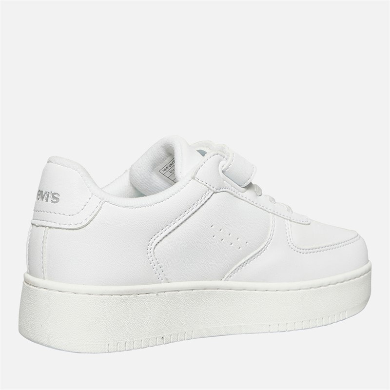 Levi's Børn Nye Union Sneakers Hvid 0061 - Billede 5