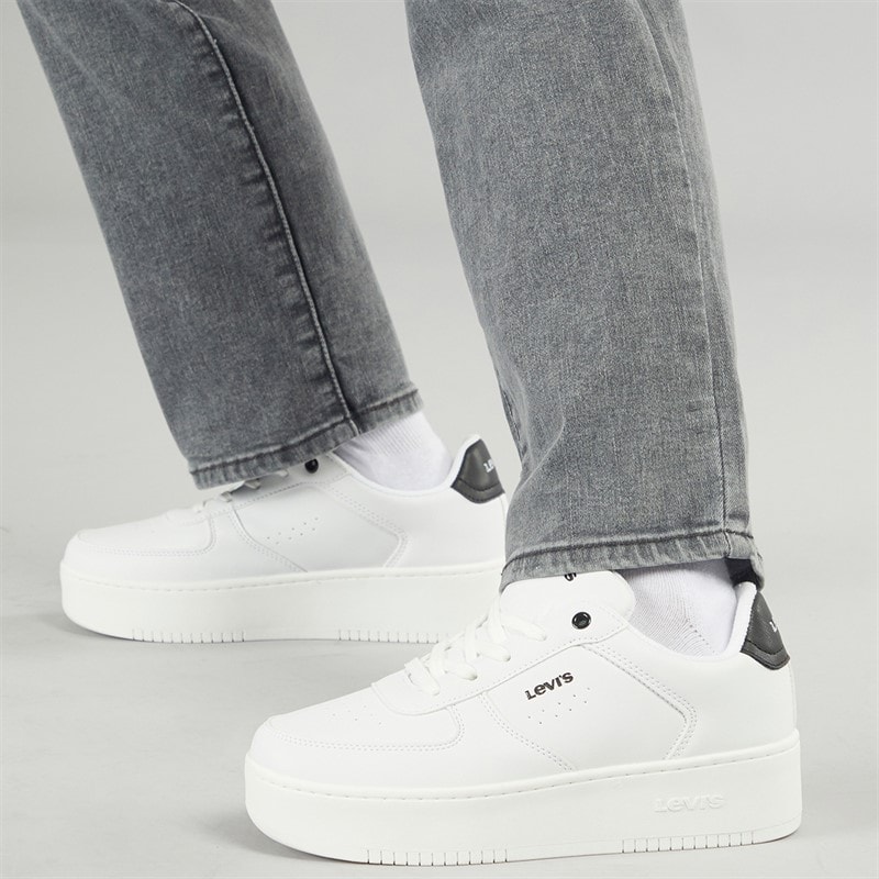 Levi's Junior New Union Sneakers Hvid Sort 0062 - Billede 1