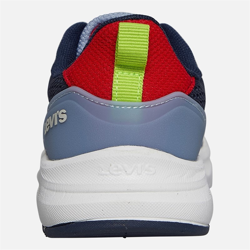 Levi's Børnesko Ocean Sneakers Marineblå/Rød 0290 Navy Red 0290 - Billede 3
