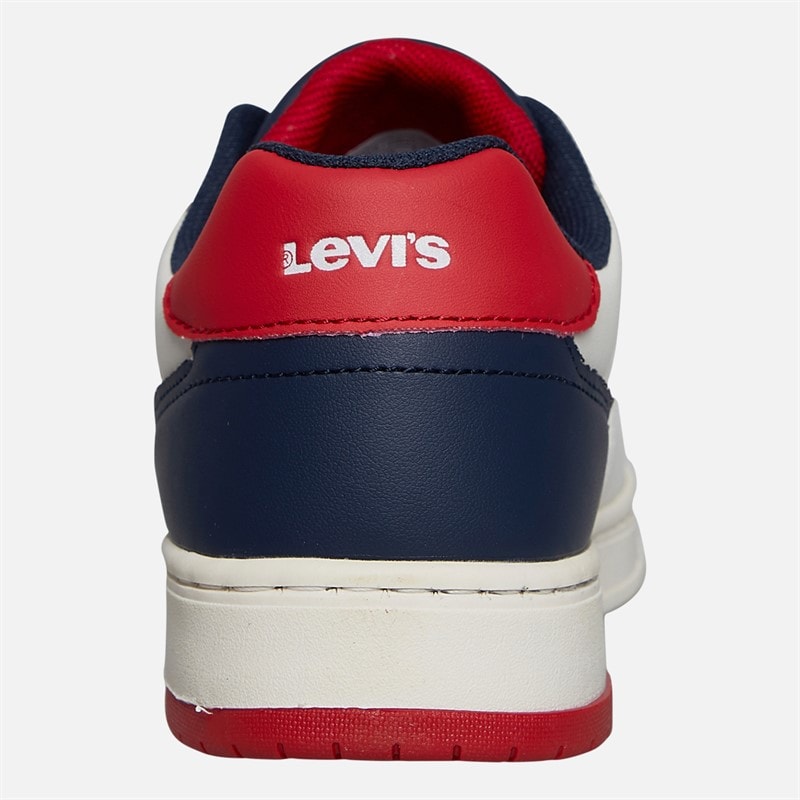 Levi's Junior Kickser Sneakers Off White/Navy 3130 Off White Navy 3130 - Billede 3