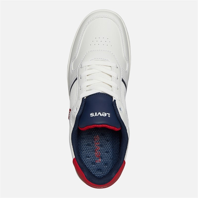 Levi's Junior Kickser Sneakers Off White/Navy 3130 Off White Navy 3130 - Billede 4