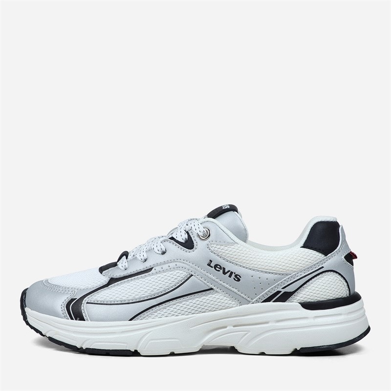 Levi's Junior Curtis Sneakers Silver White Black 0908