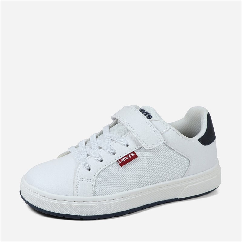 Levi's Børn Piper Sneakers White Navy 0122 - Billede 4