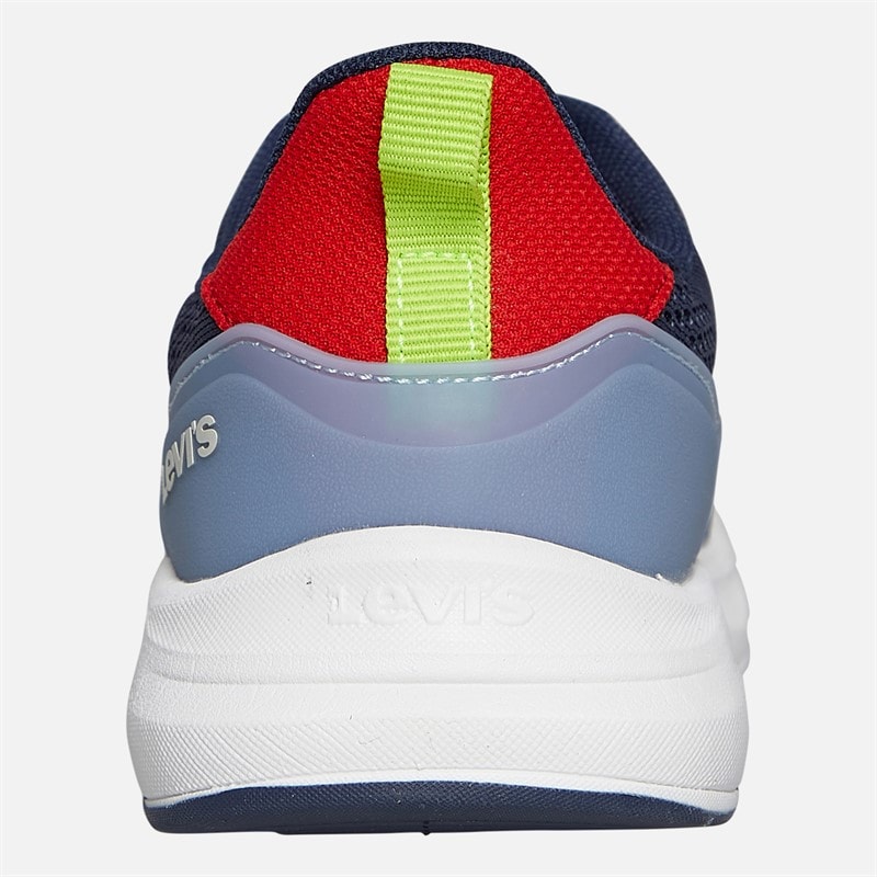 Levi's Junior Ocean Sneakers Navy/Rød 0290 Navy Red 0290 - Billede 3