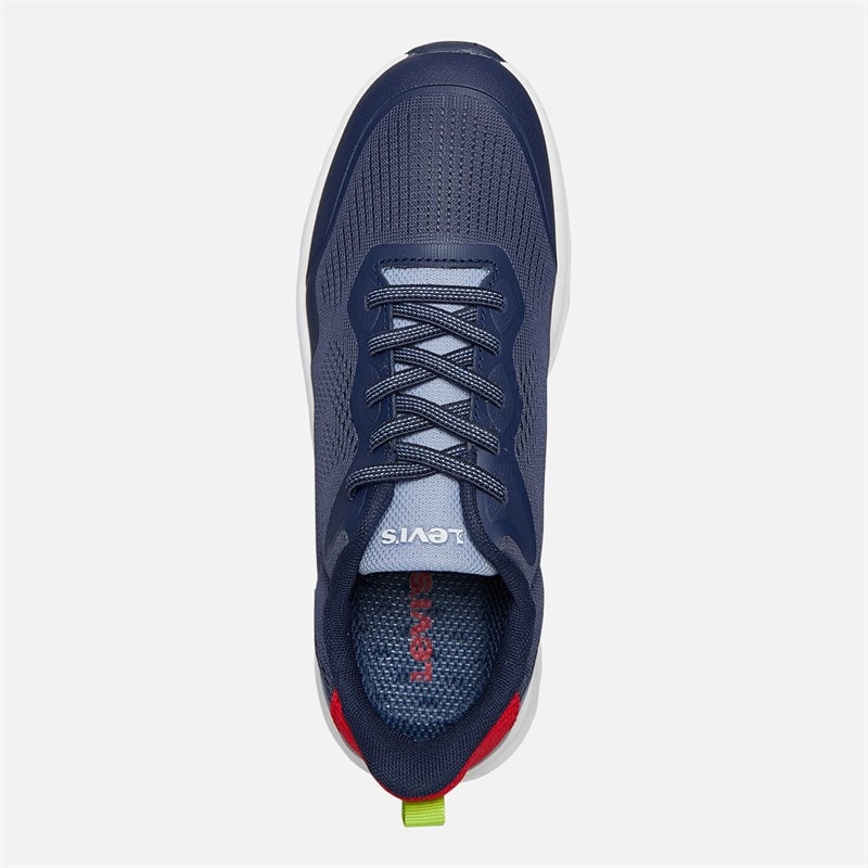 Levi's Junior Ocean Sneakers Navy/Rød 0290 Navy Red 0290 - Billede 4
