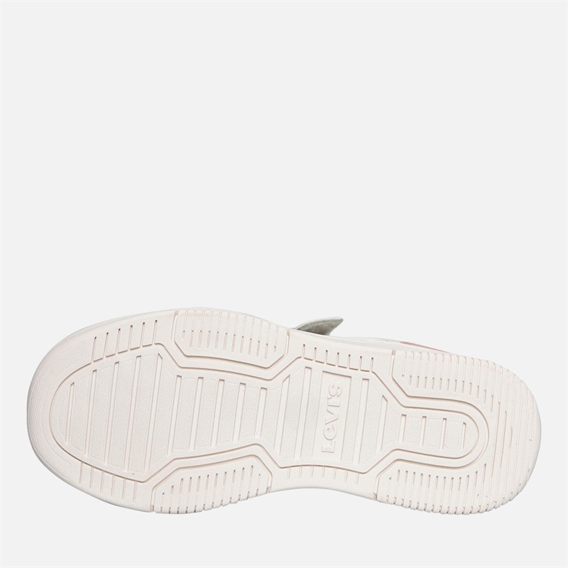 Levi's Piger Maverick Sneakers Off White/Blå 3558 Off White Blue 3558 - Billede 2