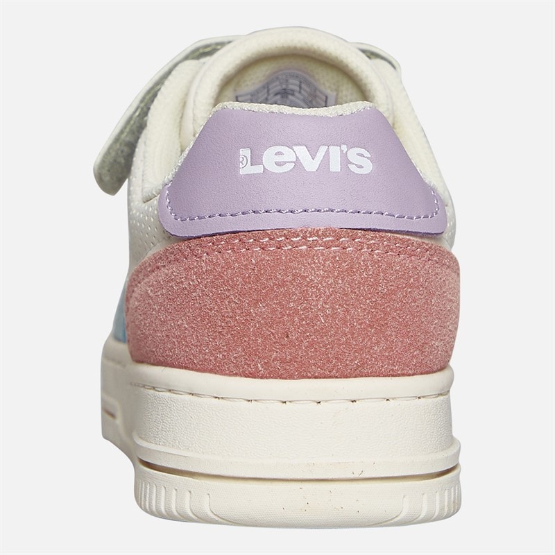 Levi's Piger Maverick Sneakers Off White/Blå 3558 Off White Blue 3558 - Billede 3