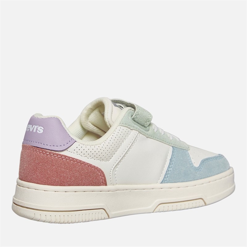 Levi's Piger Maverick Sneakers Off White/Blå 3558 Off White Blue 3558 - Billede 5