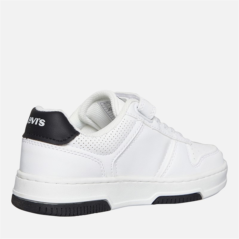 Levi's Børne Maverick Sneakers Hvid/Sort 0062 White Black 0062 - Billede 5