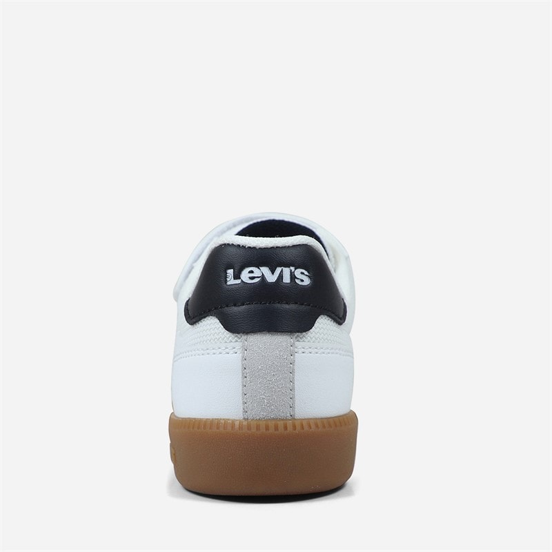 Levi's Børne Jackson Sneakers White Black 0062 - Billede 2