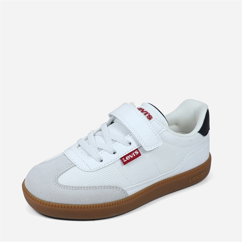 Levi's Børne Jackson Sneakers White Black 0062 - Billede 4