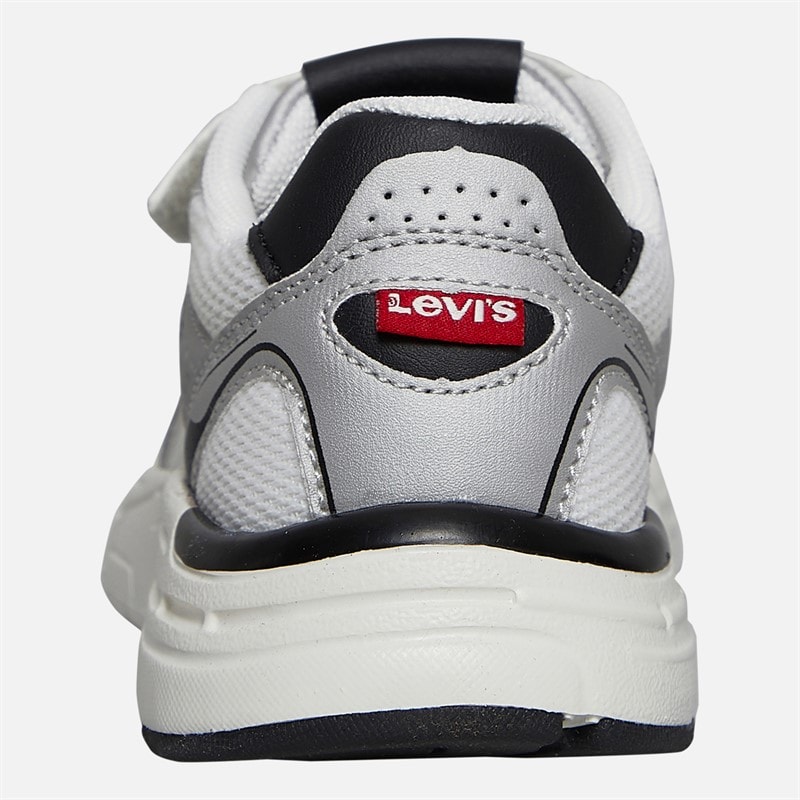 Levi's Børne Curtis Sneakers Sølv/Hvid/Sort 0908 Silver White Black 0908 - Billede 3