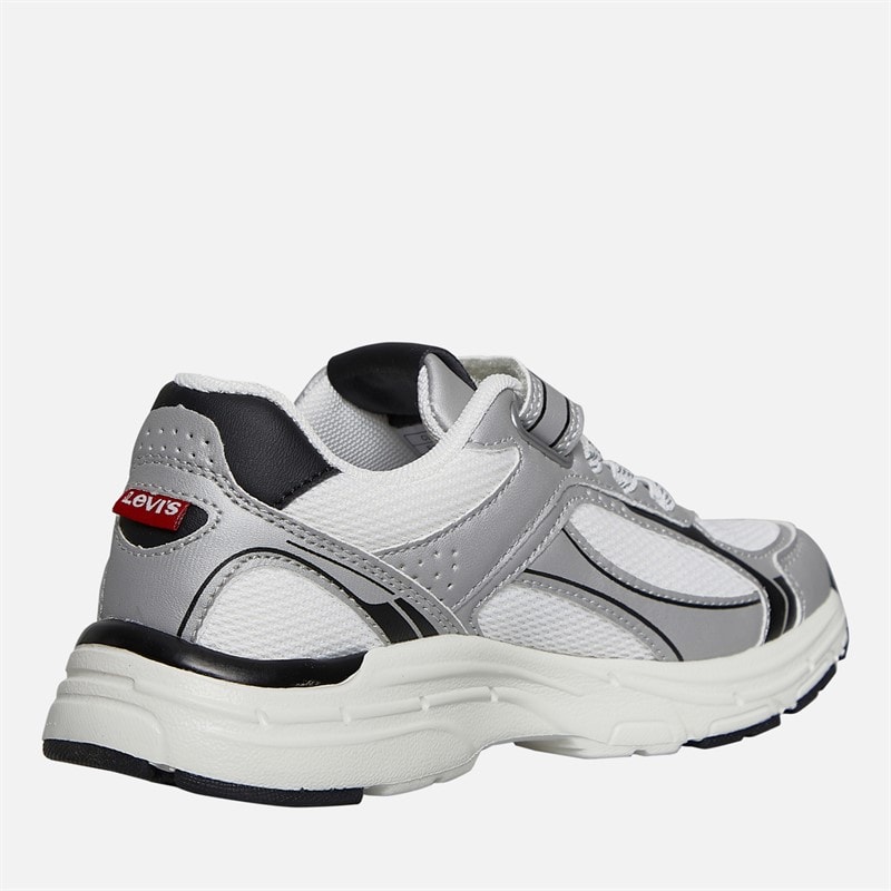 Levi's Børne Curtis Sneakers Sølv/Hvid/Sort 0908 Silver White Black 0908 - Billede 5