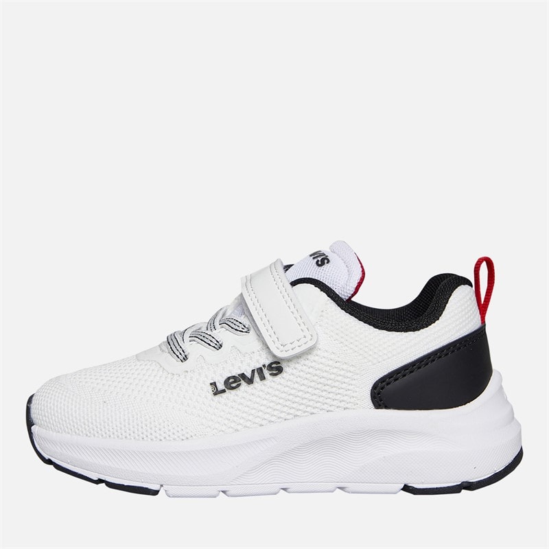 Levi's Børne Hudson Sneakers Hvid/Sort/Rød 0239 White Black Red 0239
