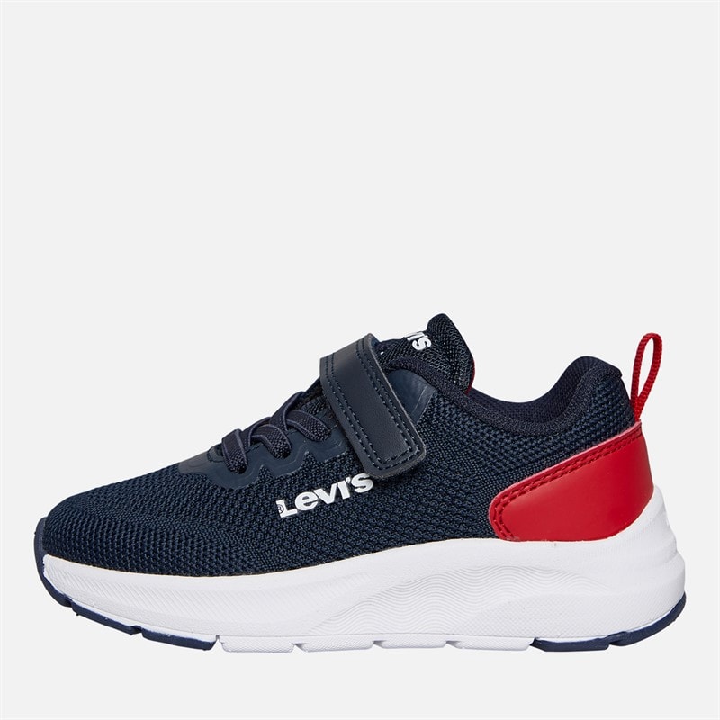 Levi's Børn Hudson Sneakers Navy/Rød 0290 Navy Red 0290 - Billede 1