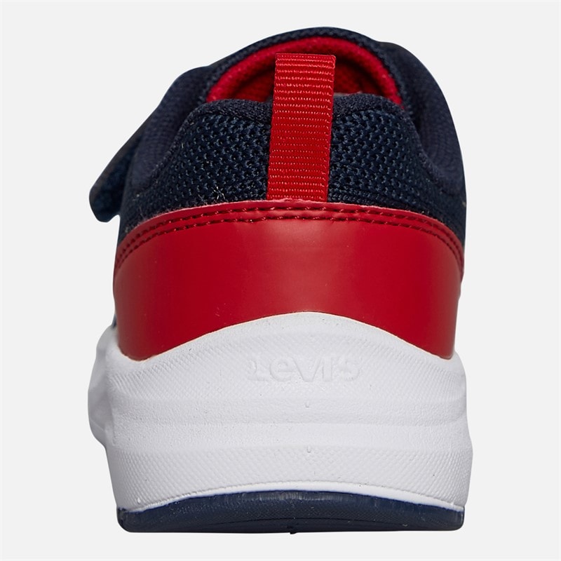 Levi's Børn Hudson Sneakers Navy/Rød 0290 Navy Red 0290 - Billede 3