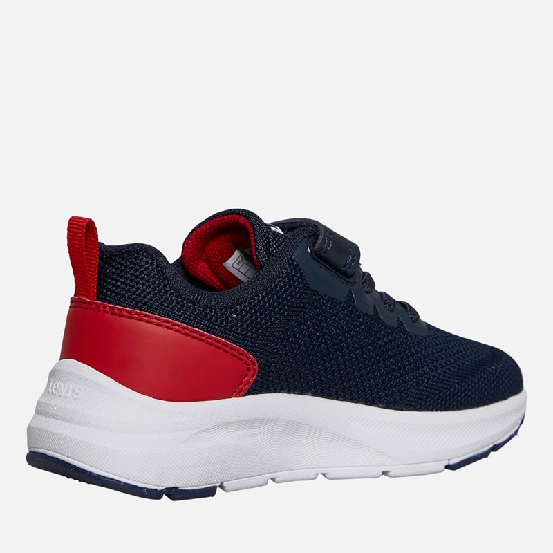 Levi's Børn Hudson Sneakers Navy/Rød 0290 Navy Red 0290 - Billede 5