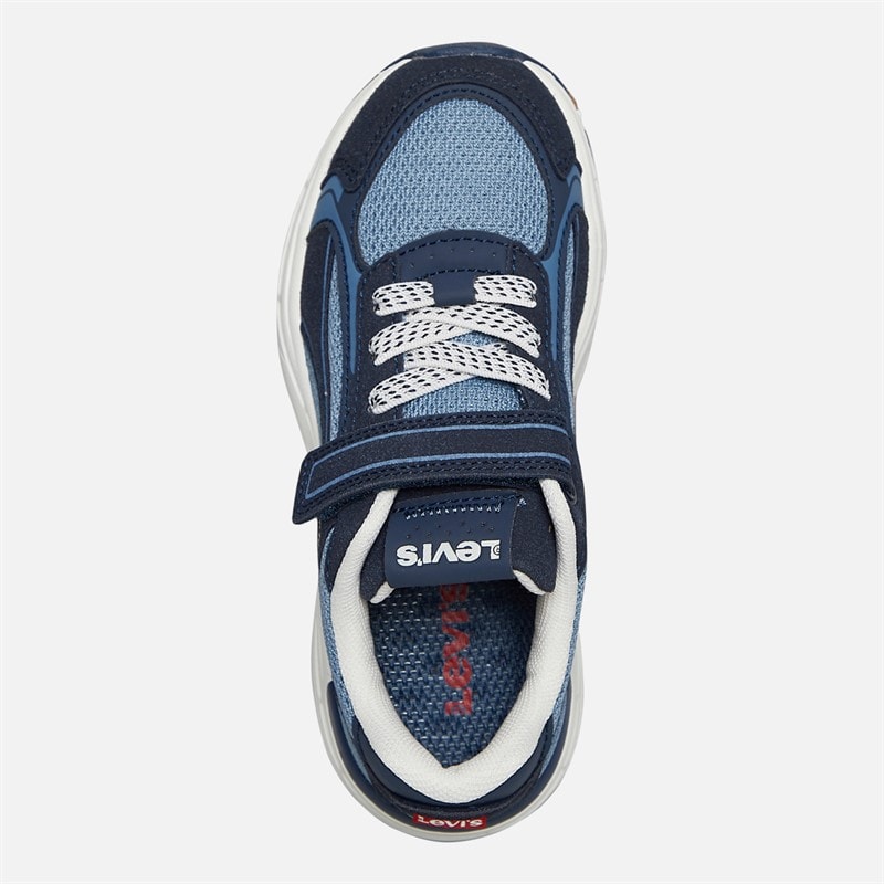 Levi's Børnesko Curtis Sneakers Navy Jeans 1690 - Billede 4