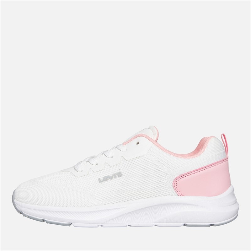 Levi's Junior Piger Hudson Sneakers Hvid/Rose 2900 White Rose 2900