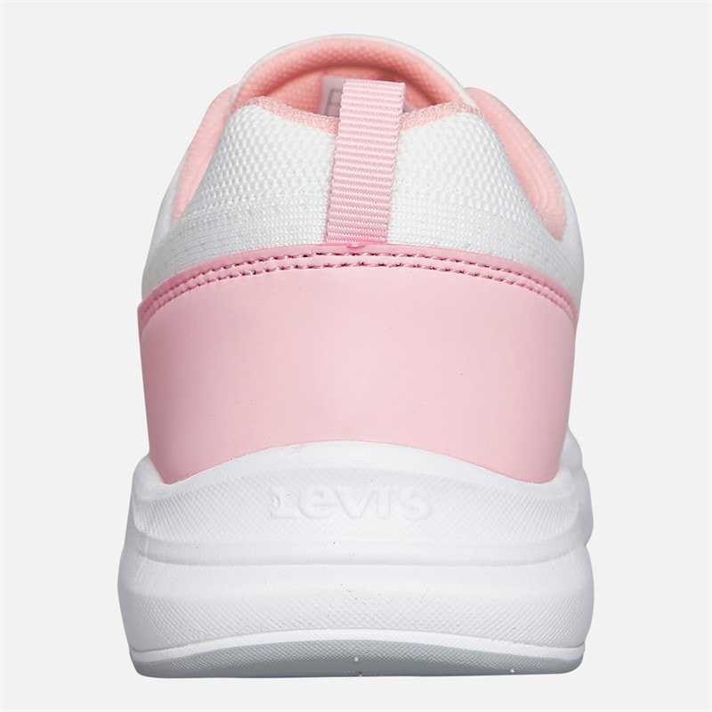 Levi's Junior Piger Hudson Sneakers Hvid/Rose 2900 White Rose 2900 - Billede 3