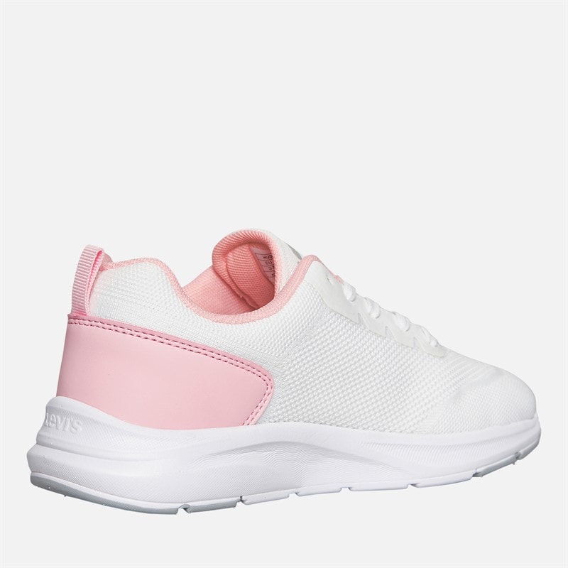 Levi's Junior Piger Hudson Sneakers Hvid/Rose 2900 White Rose 2900 - Billede 5