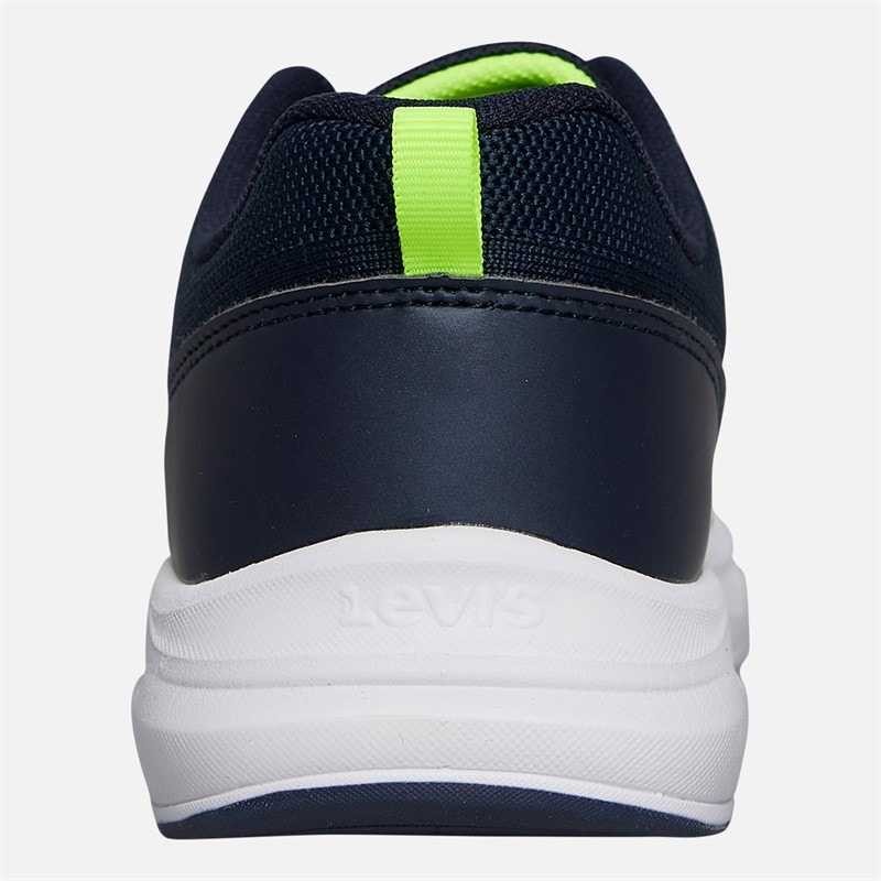 Levi's Junior Hudson Sneakers Navy/Gul 0923 Navy Yellow 0923 - Billede 3
