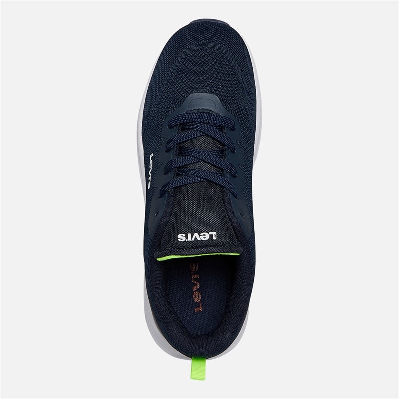 Levi's Junior Hudson Sneakers Navy/Gul 0923 Navy Yellow 0923 - Billede 4