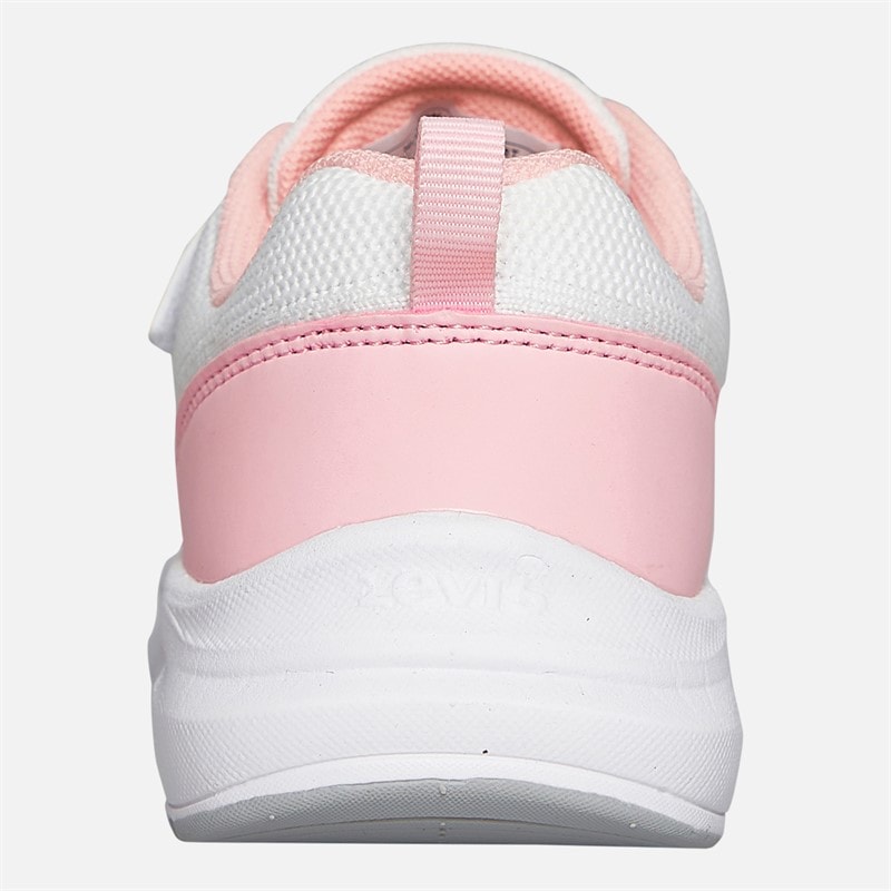 Levi's Piger Hudson Sneakers Hvid/Rose 2900 White Rose 2900 - Billede 3