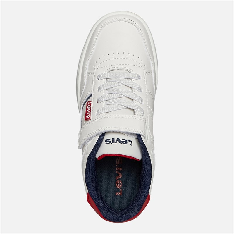 Levi's Børn John Sneakers Off White/Navy 3130 Off White Navy 3130 - Billede 4