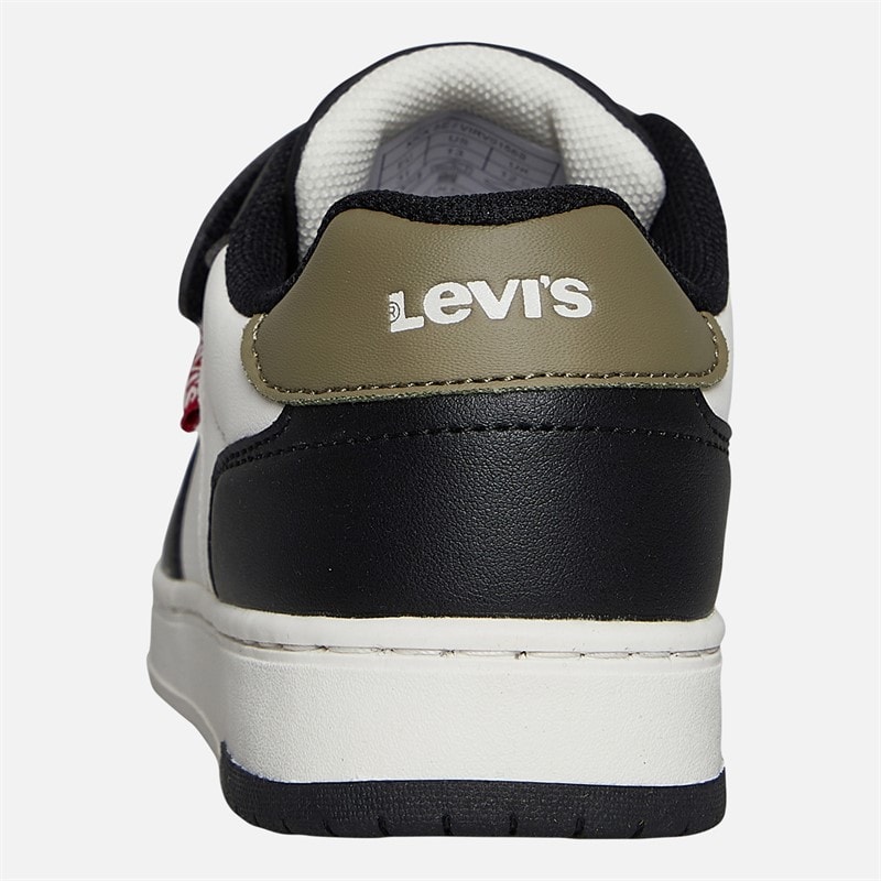 Levi's Børne Kick Sneakers Off White/Sort 2933 Off White Black 2933 - Billede 3
