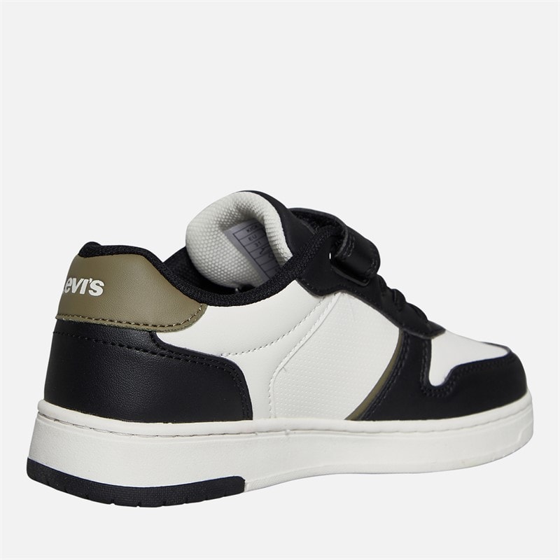 Levi's Børne Kick Sneakers Off White/Sort 2933 Off White Black 2933 - Billede 5