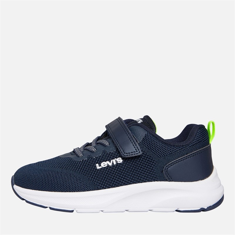 Levi's Børne Hudson Sneakers Navy/Gul 0923 Navy Yellow 0923 - Billede 1