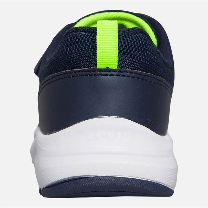 Levi's Børne Hudson Sneakers Navy/Gul 0923 Navy Yellow 0923 - Billede 3
