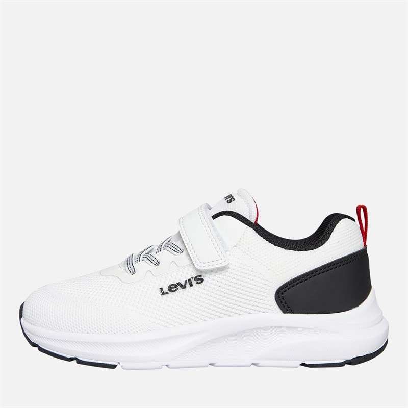 Levi's Børne Hudson Sneakers Hvid/Sort/Rød 0239 White Black Red 0239