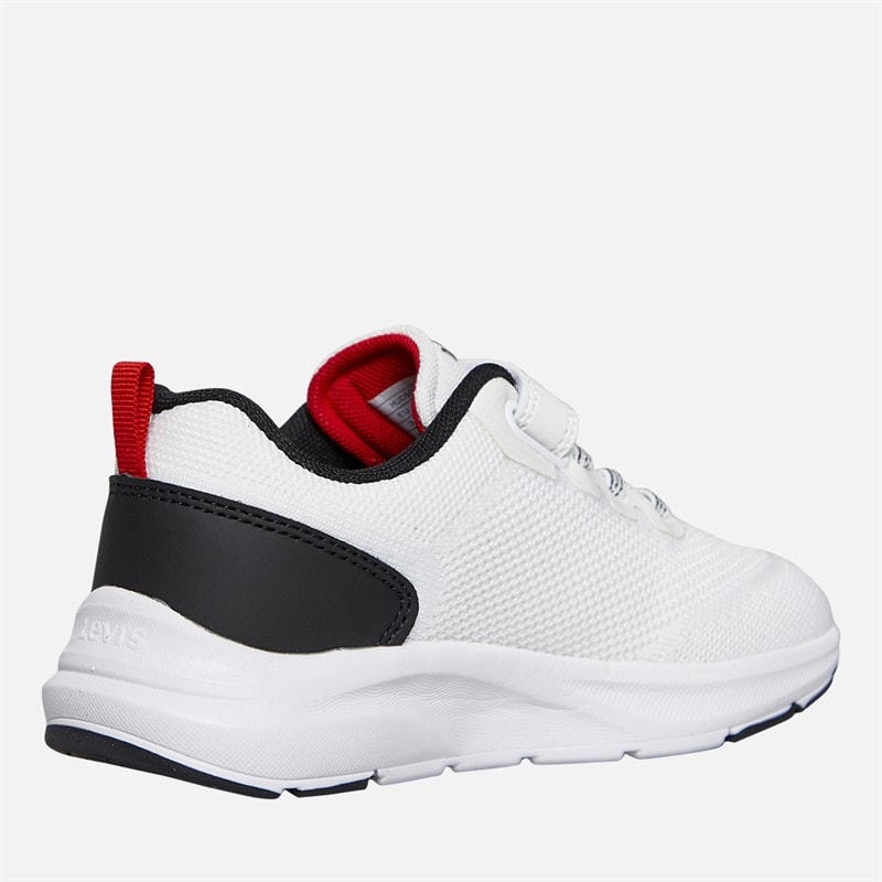 Levi's Børne Hudson Sneakers Hvid/Sort/Rød 0239 White Black Red 0239 - Billede 5