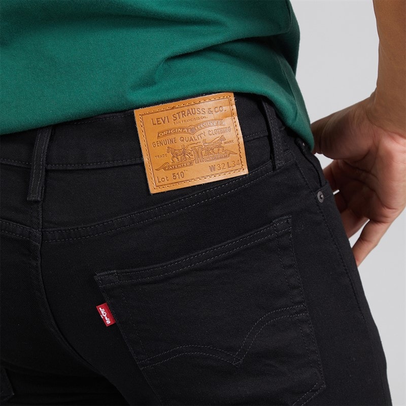 Levi's Herre 510 skinny jeans Black Leaf - Billede 3