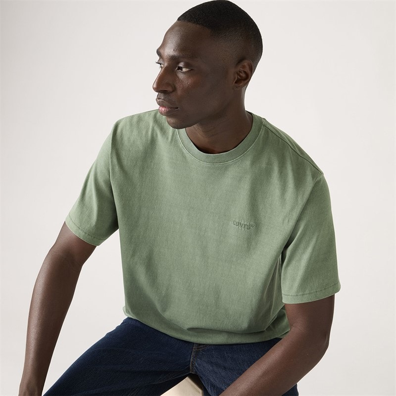 Levi's Herre Red Tab Vintage T-shirt Garment Dye Laurel Wreath
