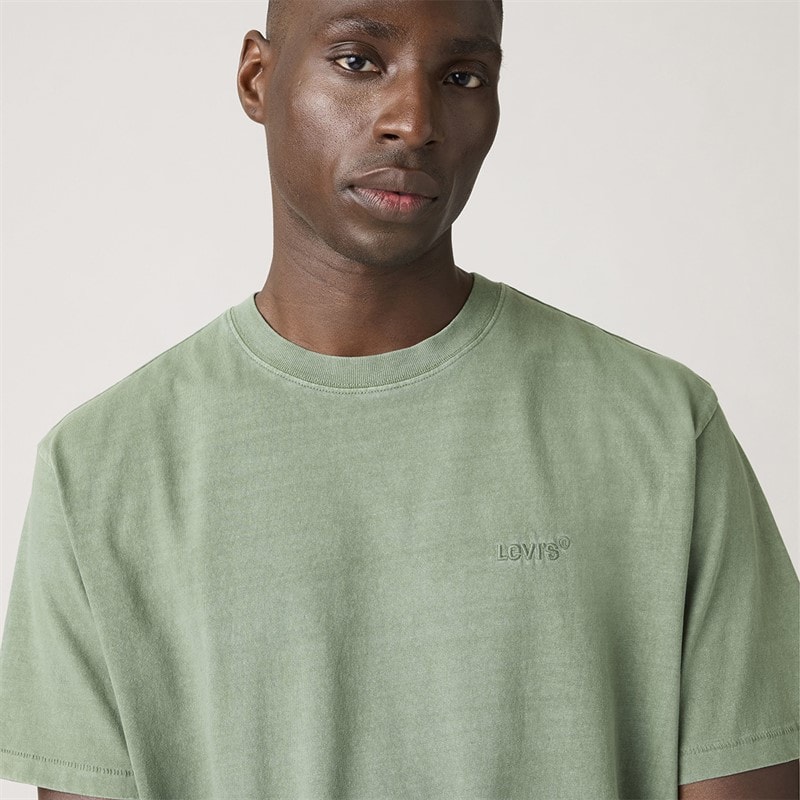Levi's Herre Red Tab Vintage T-shirt Garment Dye Laurel Wreath - Billede 3