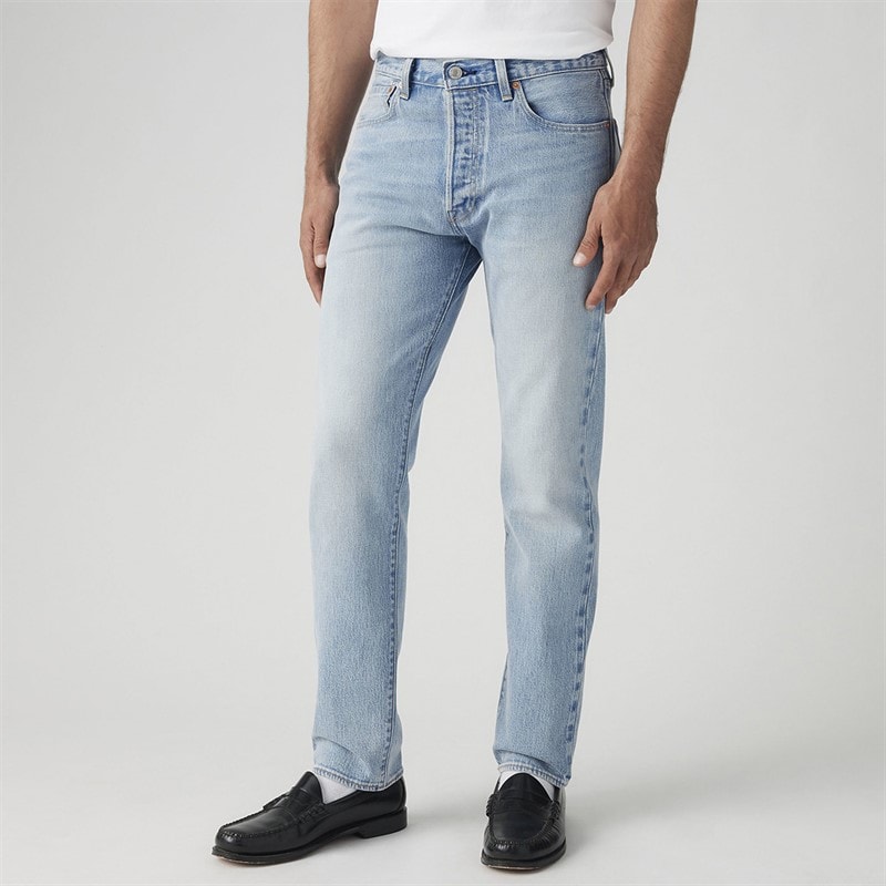 Levi's Herre 501 Slim Taper Jeans Me Transfer