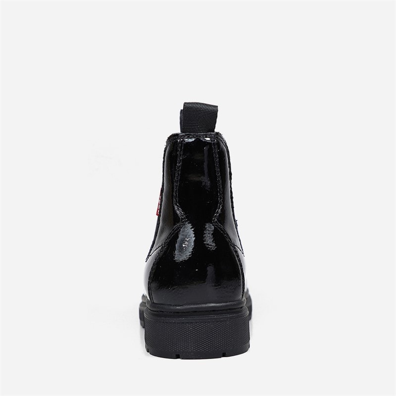 Levi's Børne Piger Oliver Støvler Black Shiny 2459 - Billede 4