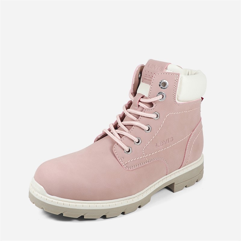 Levi's Junior Piger Forrest Nova Støvler Pink/Ecru 4649 - Billede 2