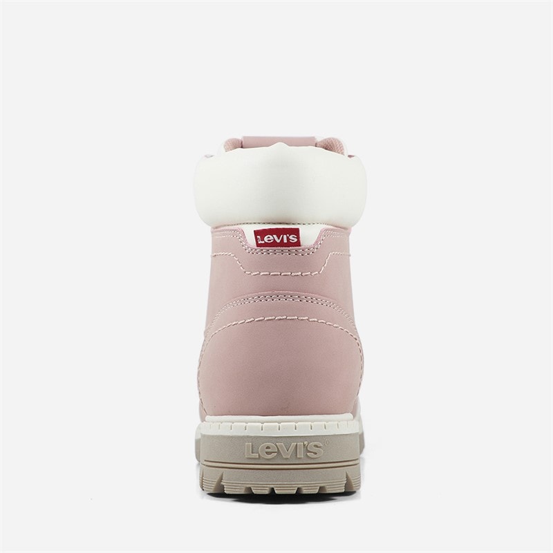 Levi's Junior Piger Forrest Nova Støvler Pink/Ecru 4649 - Billede 4