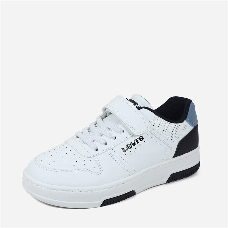 Levi's Børn Maverick Sneakers White Black Blue 0956 - Billede 2