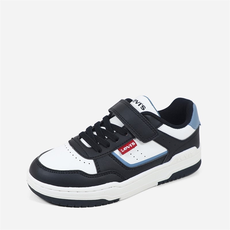 Levi's Børn John Se Sneakers Black Off White 0600 - Billede 2