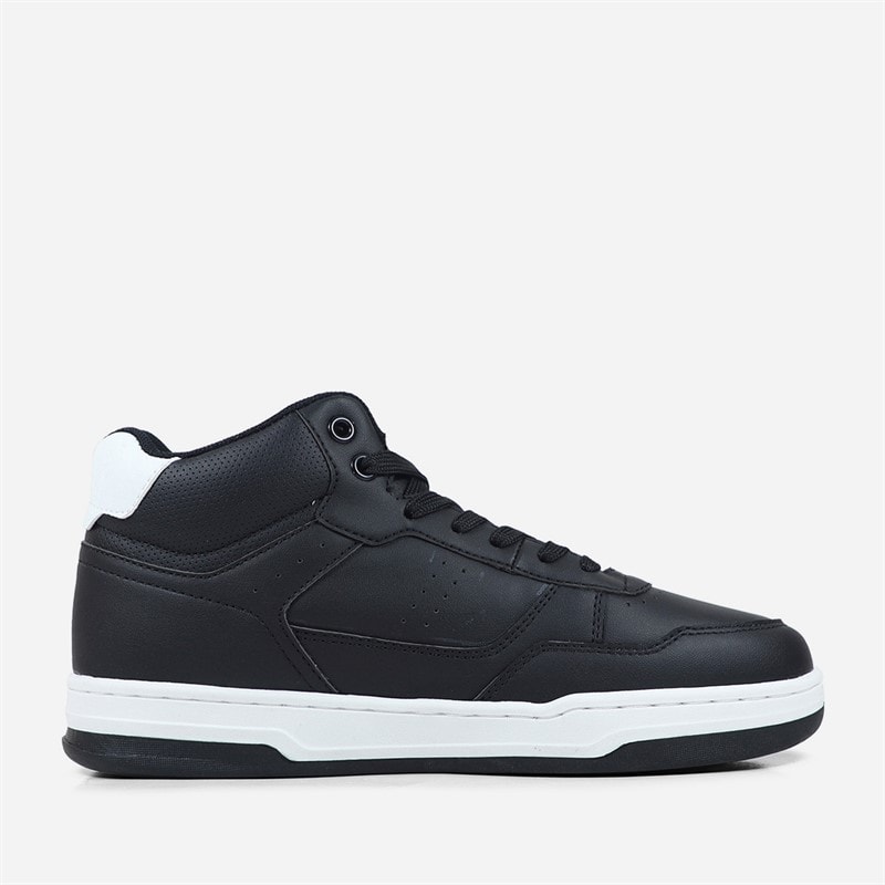 Levi's Junior John Se Mid Sneakers Black White 0008 - Billede 3